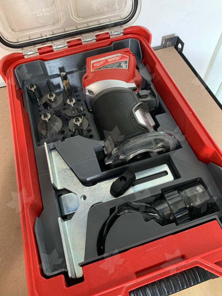 Milwaukee PACKOUT Compact Organiser 48228435 M18 Compact Router Insert
