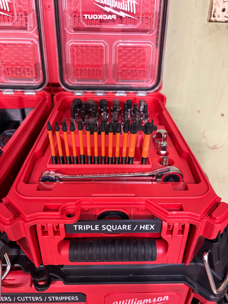 Milwaukee PACKOUT Compact Organiser Socket & Hardware Insert - PACKOUT Insert