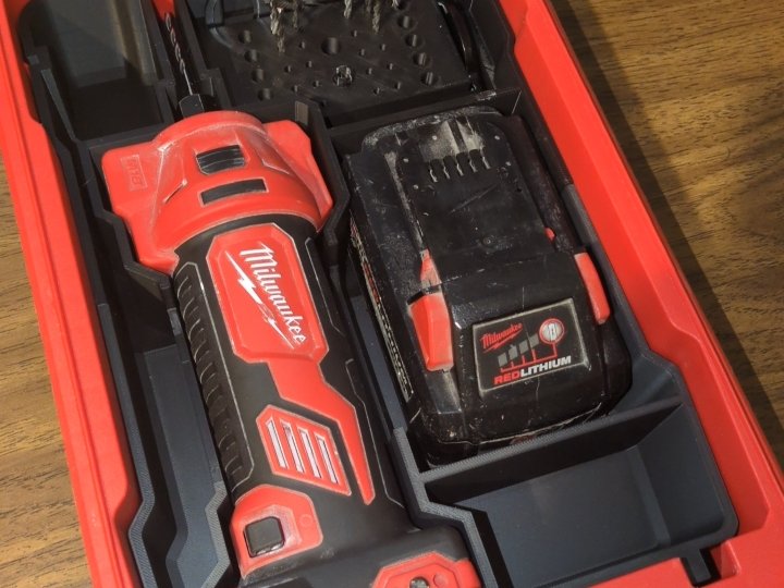 Milwaukee PACKOUT M18 Rotozip Organiser Insert