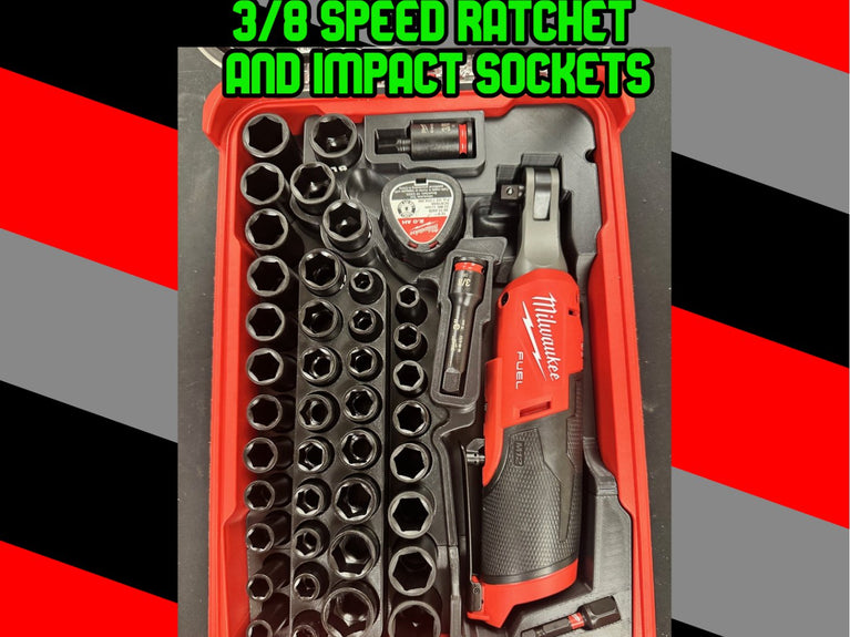 Milwaukee 3/8 SPEED Ratchet & Socket PACKOUT Insert