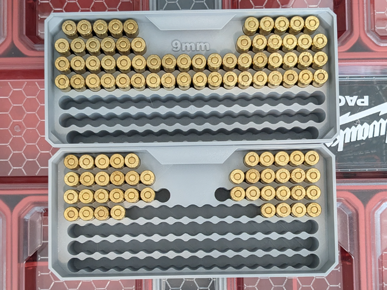 Milwaukee PACKOUT Deep Organiser 48-22-8432 9mm Rectangle Ammo