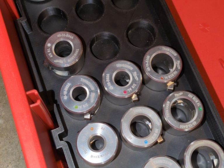 Milwaukee Cable Stripper Die Drawer Insert for Fits Milwaukee PACKOUT Drawers