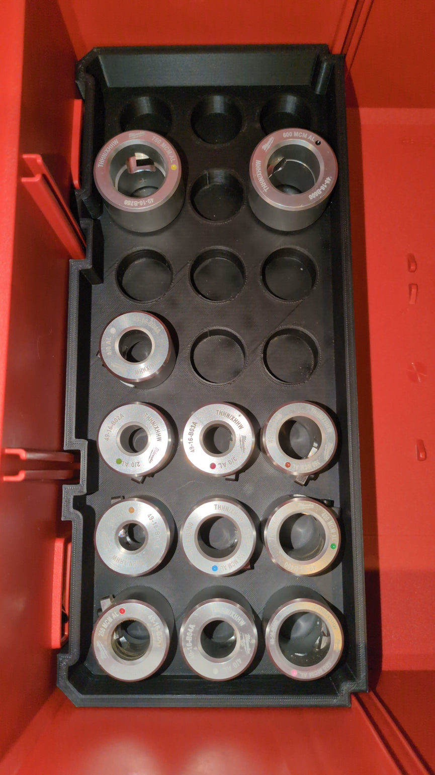 Cable Stripper Die Drawer Insert | Fits Milwaukee PACKOUT Drawers