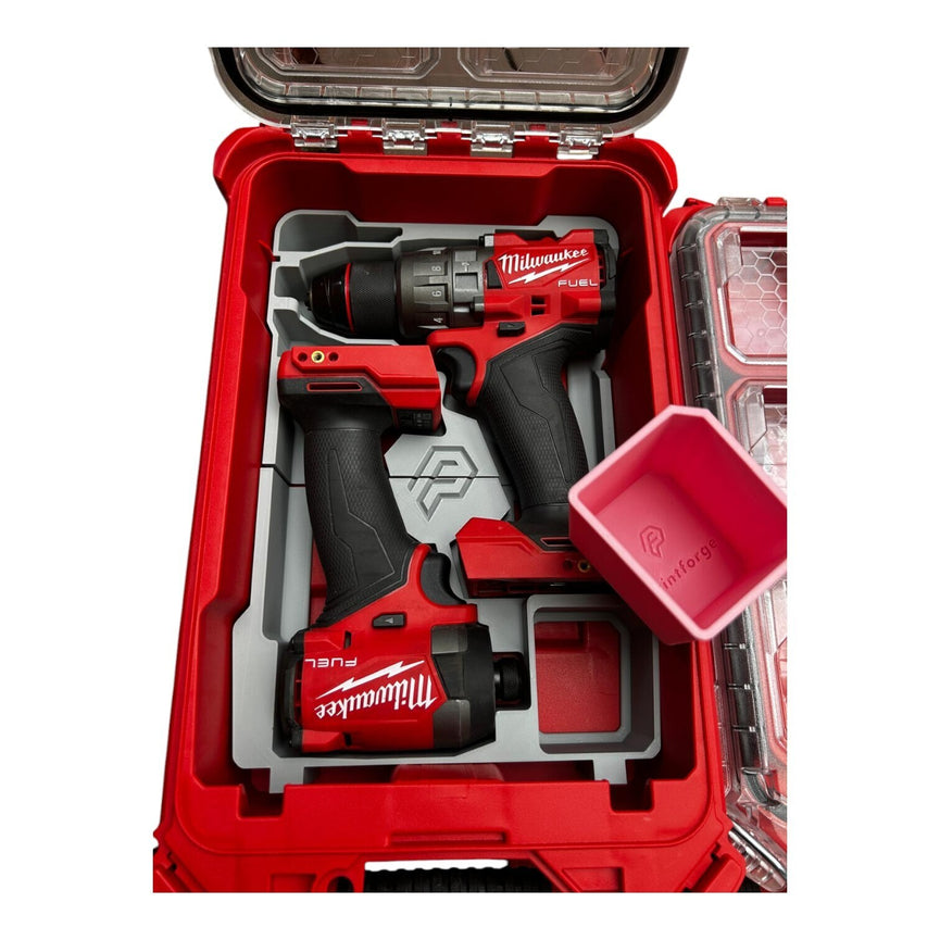Milwaukee PACKOUT Insert – M18 Gen 4 Hammer Drill & Impact Driver Holder (3D Printed)