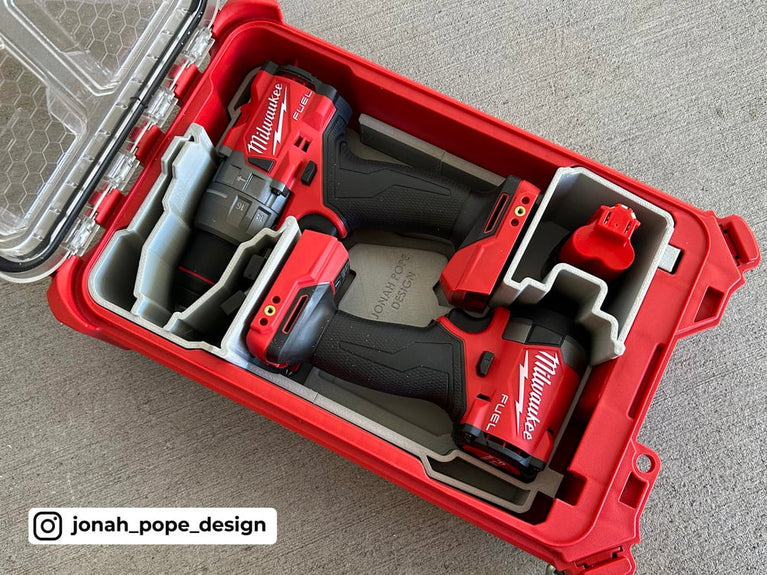 M18 Drill & Impact Gen 4 | Fits Milwaukee PACKOUT Compact Organiser 48228435