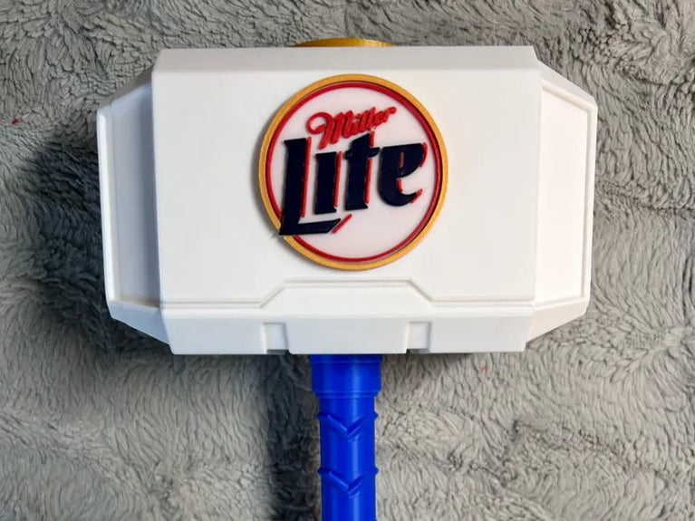 Miller Lite Mjolnir — Custom Thor's Hammer by 3D Printify