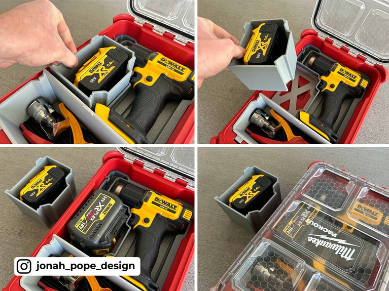 Milwaukee DEWALT Heat Gun for Fits Milwaukee PACKOUT Compact Organiser 48228435