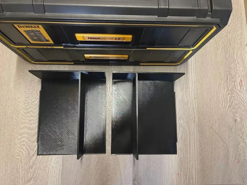 DeWalt ToughSystem 2.0 2-Drawer Insert | 3-Way Divider