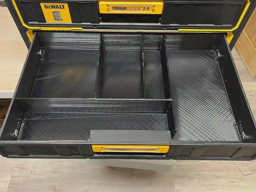 DeWalt ToughSystem 2.0 3-Drawer Insert | 5-Way Divider