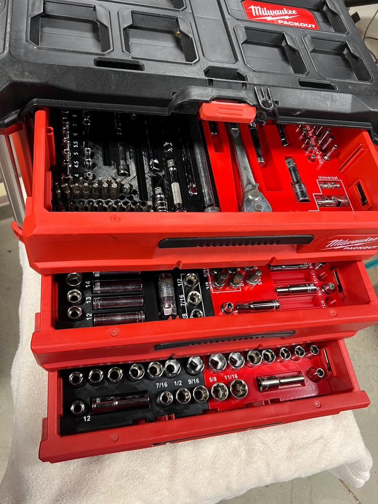 Milwaukee PACKOUT Socket Organizer for Husky 270pc Set