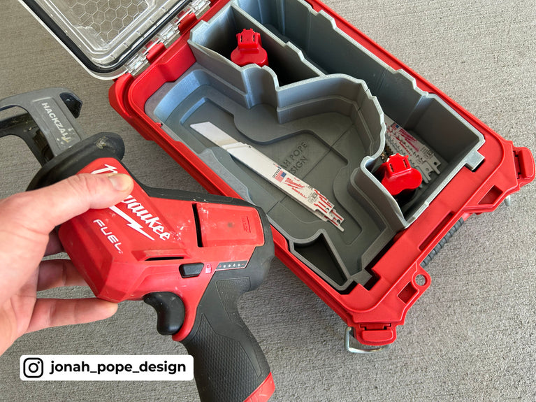 Milwaukee M12 Hackzall for Fits Milwaukee PACKOUT Compact Organiser 48228435
