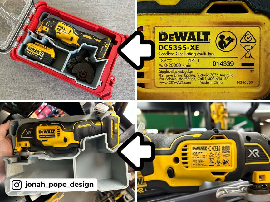 Milwaukee DEWALT Multi - Tool for Fits Milwaukee PACKOUT Compact Organiser 48228435