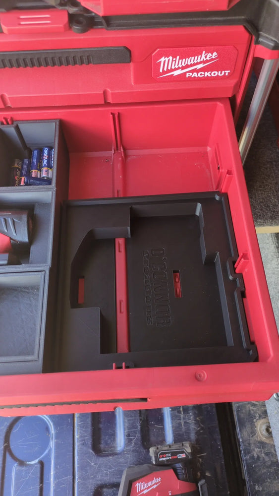 Milwaukee PACKOUT M12 Laser Drawer Insert