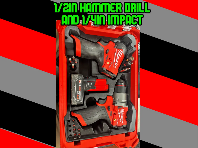 Milwaukee PACKOUT 1/2 in Drill & 1/4 in Impact Insert