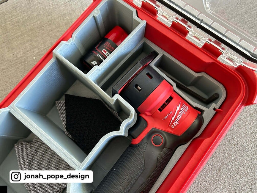M12 Orbital Detail Sander | Fits Milwaukee PACKOUT Compact Organiser 48228435