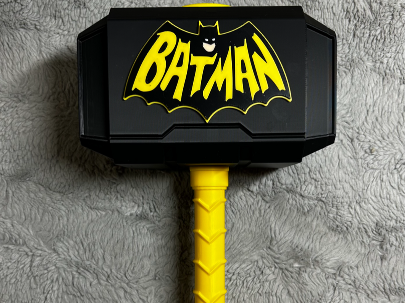 Batman Adam West Mjolnir - Thor's Hammer - Battery Storage Insert