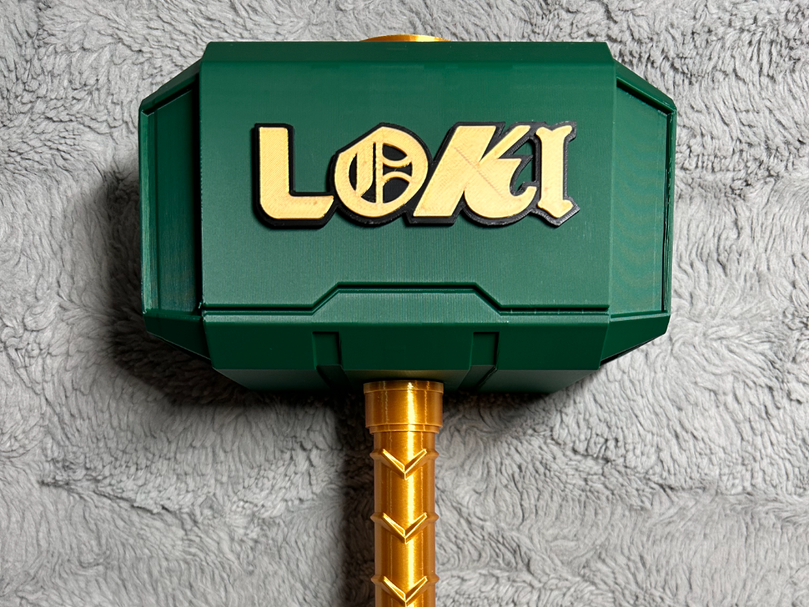 Loki Mjolnir - Thor's Hammer - Battery Storage Insert - Tool Insert