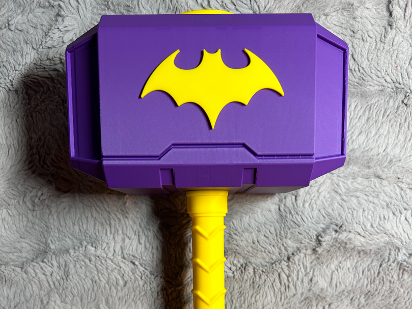 Batgirl Mjolnir - Thor's Hammer - Battery Storage Insert - Tool Insert