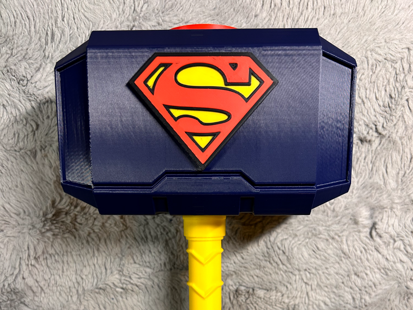 Superman Mjolnir - Thor's Hammer - Battery Storage Insert - Tool Insert