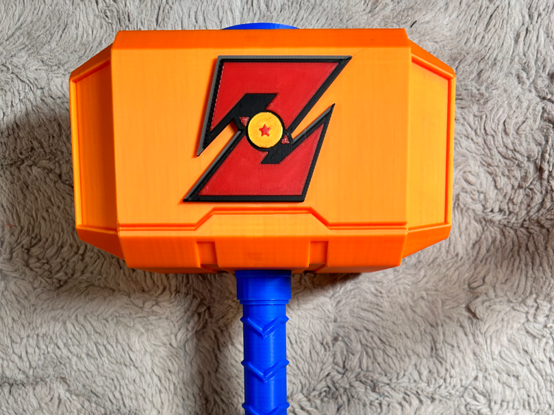 Dragon Ball Z Mjolnir - Thor's Hammer - Battery Storage Insert - Tool Insert