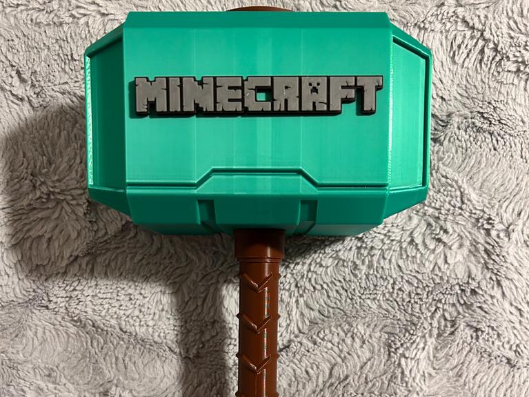 Minecraft Mjolnir - Thor's Hammer - Battery Storage Insert - Tool Insert