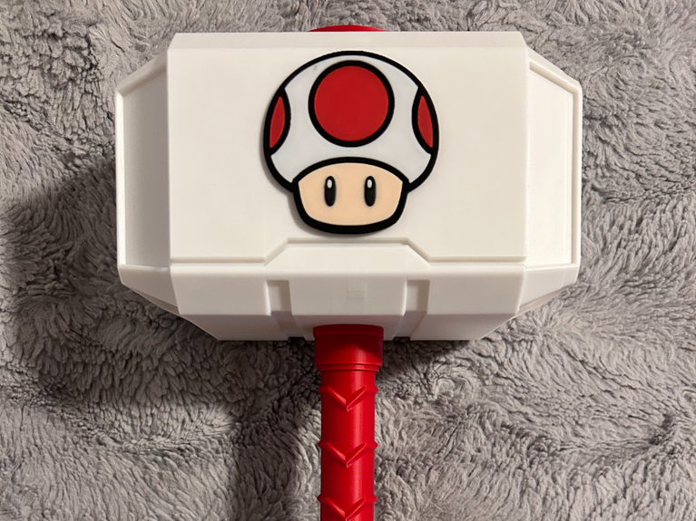 Toad Mjolnir - Thor's Hammer - Battery Storage Insert - Tool Insert