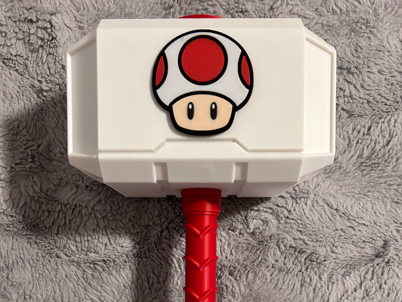 Toad Mjolnir - Thor's Hammer - Battery Storage Insert - Tool Insert