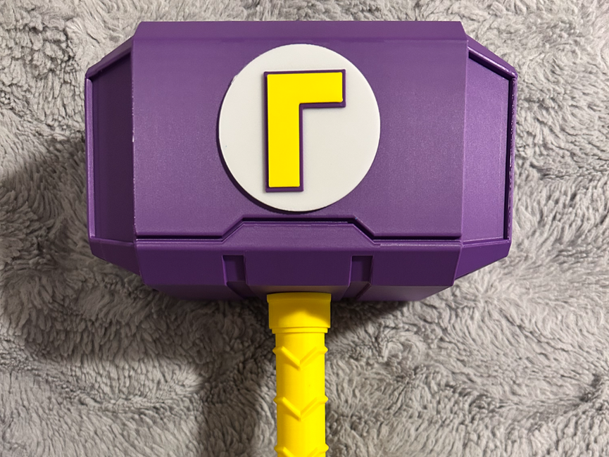 Waluigi Mjolnir - Thor's Hammer - Battery Storage Insert - Tool Insert