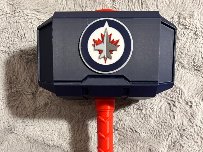 Winnipeg Jets Mjolnir - Thor's Hammer - Battery Storage Insert - Tool Insert