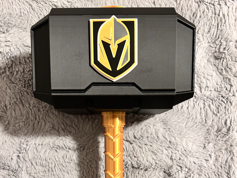 Vegas Golden Knights Mjolnir - Thor's Hammer - Battery Storage Insert