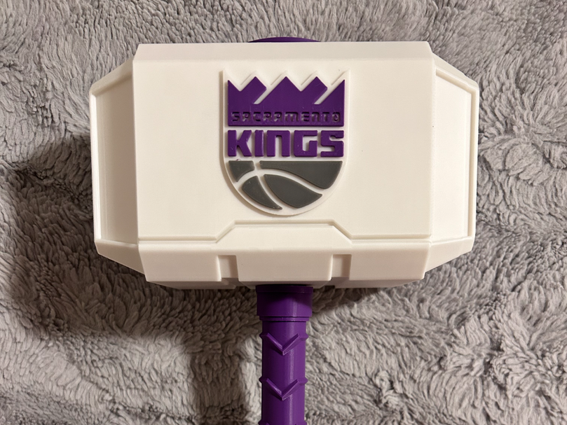 Sacramento Kings Mjolnir - Thor's Hammer - Battery Storage Insert