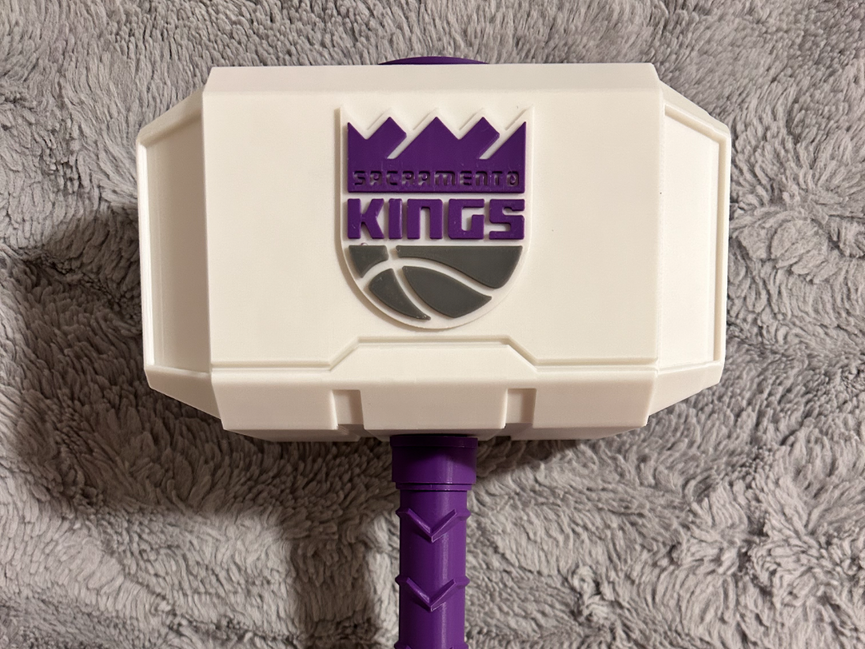 Sacramento Kings Mjolnir - Thor's Hammer - Battery Storage Insert