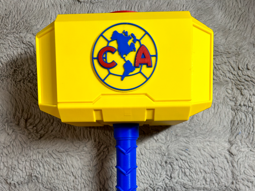 Club América Mjolnir - Thor's Hammer - Battery Storage Insert - Tool Insert