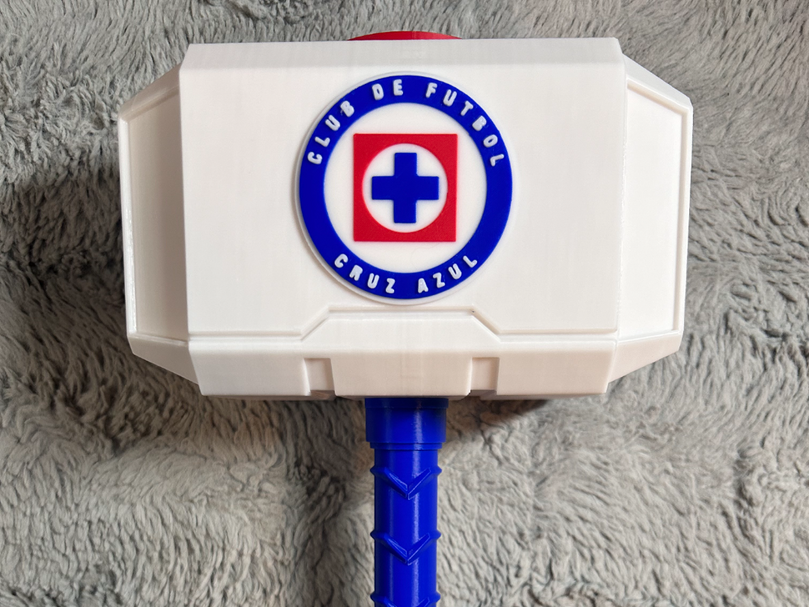 Cruz Azul Mjolnir - Thor's Hammer - Battery Storage Insert - Tool Insert