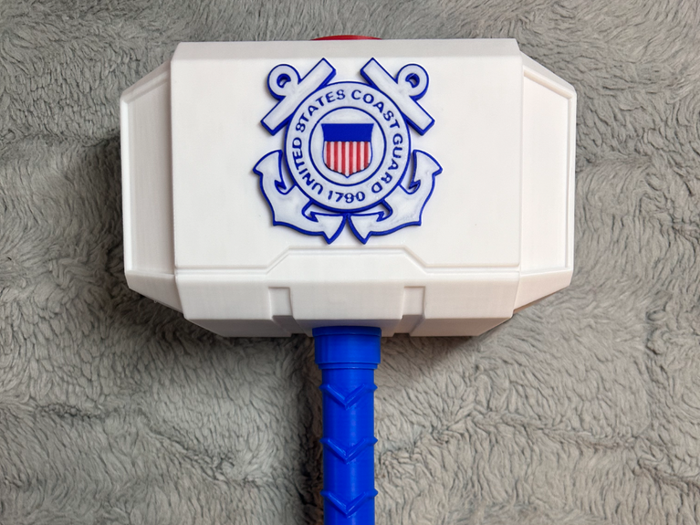 United States Coast Guard Mjolnir - Thor's Hammer - Battery Storage Insert