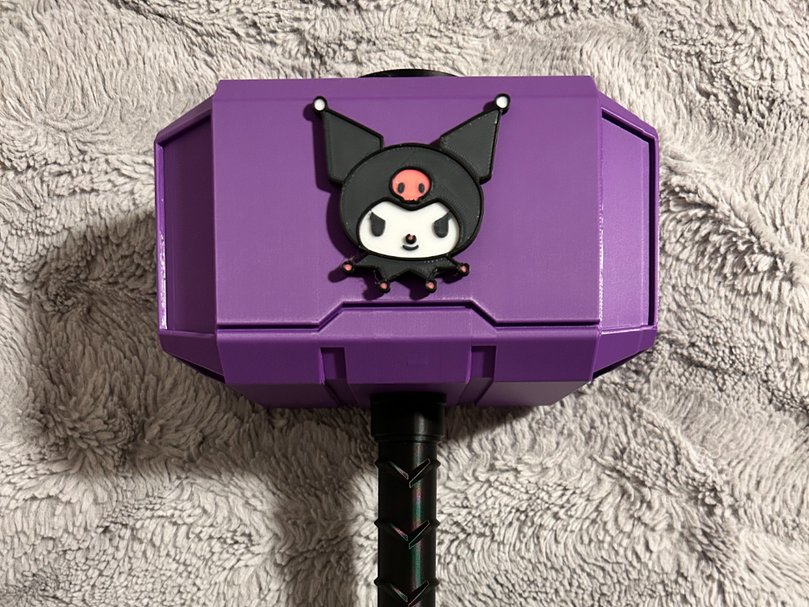 Kuromi Mjolnir - Thor's Hammer - Battery Storage Insert - Tool Insert