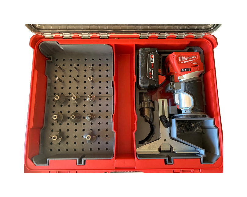 Milwaukee PACKOUT Organiser 48 - 22 - 8430 M18 Compact Router Insert