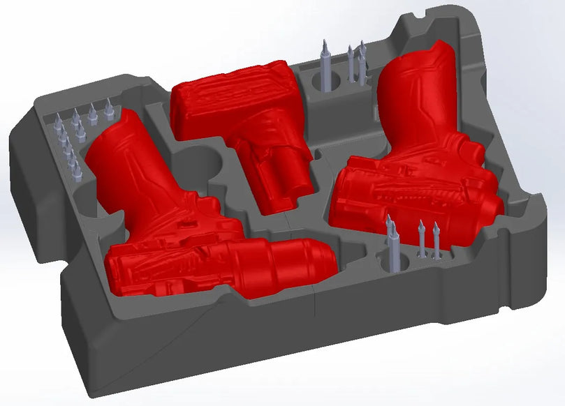 Milwaukee PACKOUT 1/2 in Drill & 1/4 in Impact Insert