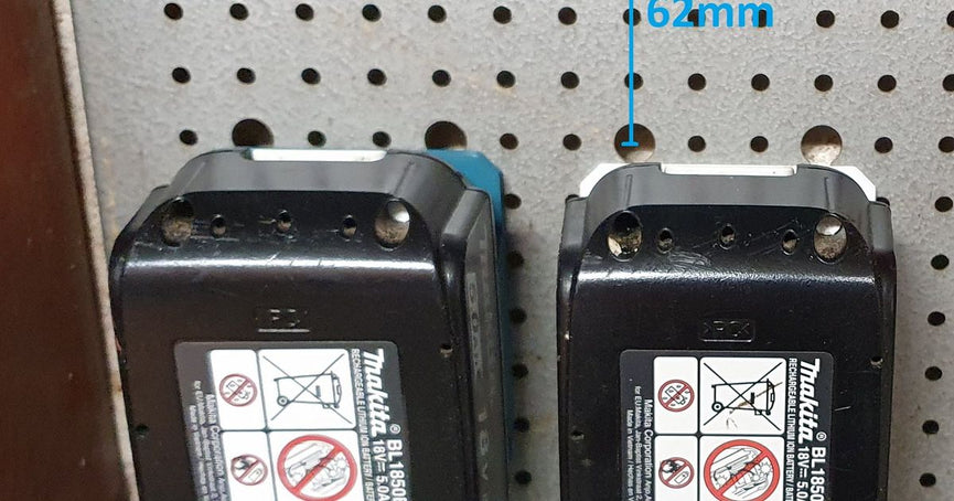 Makita LXT Battery Pegboard Holder Element System