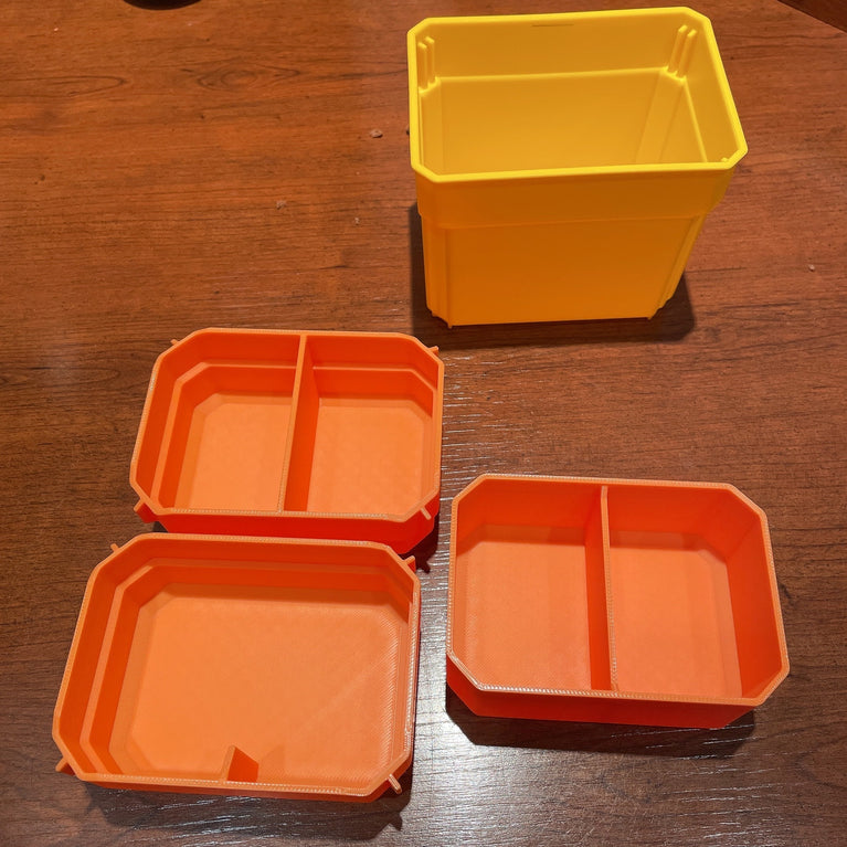 DEWALT TSTAK Organiser Nested Cups - Battery Storage Insert - Tool Insert