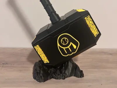 Milwaukee Brewers Eclipse Mjolnir - Thor's Hammer - Battery Storage Insert