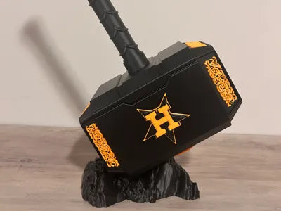 Houston Astros Eclipse Mjolnir - Thor's Hammer - Battery Storage Insert
