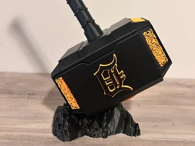 Detroit Tigers Eclipse Mjolnir - Thor's Hammer - Battery Storage Insert