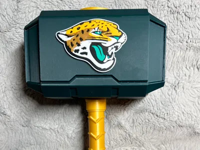 Jacksonville Jaguars Mjolnir - Thor's Hammer - Battery Storage Insert
