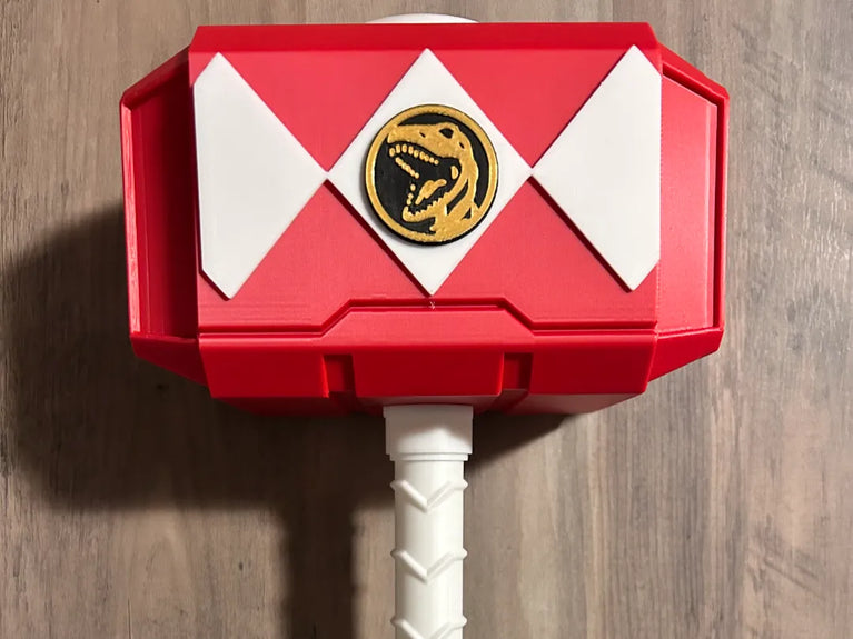 Red Ranger Mjolnir — Thor's Hammer by 3D Printify