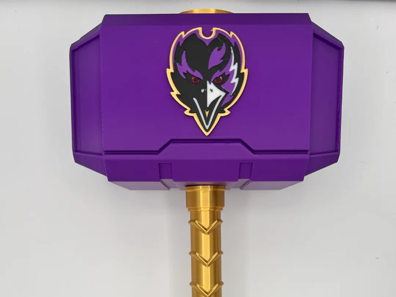 Baltimore Ravens Mjolnir — Thor's Hammer by 3D Printify