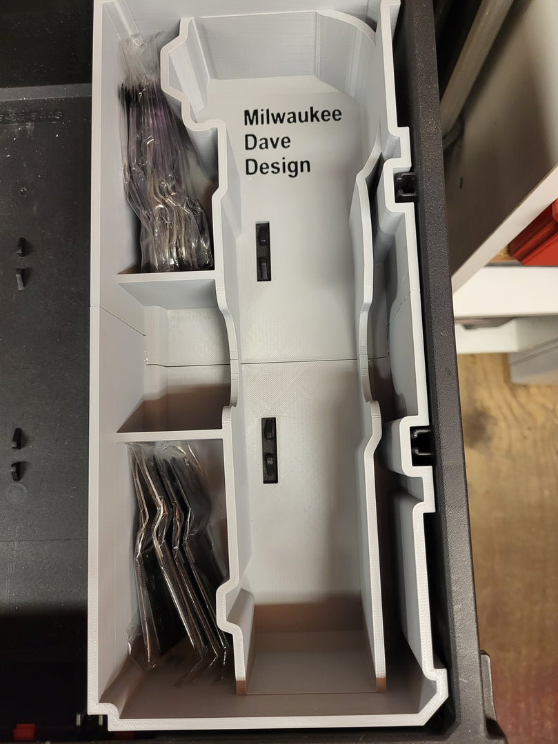 Milwaukee PACKOUT 2 & 3 - Drawer Tool Box M12 Fuel Multitool Drawer Insert