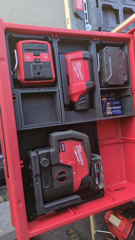 Milwaukee PACKOUT M12 Laser Drawer Insert