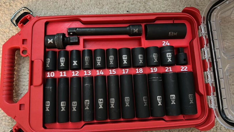 Milwaukee PACKOUT Slim Low-Profile Organiser 1/2 Inch Impact Socket Insert