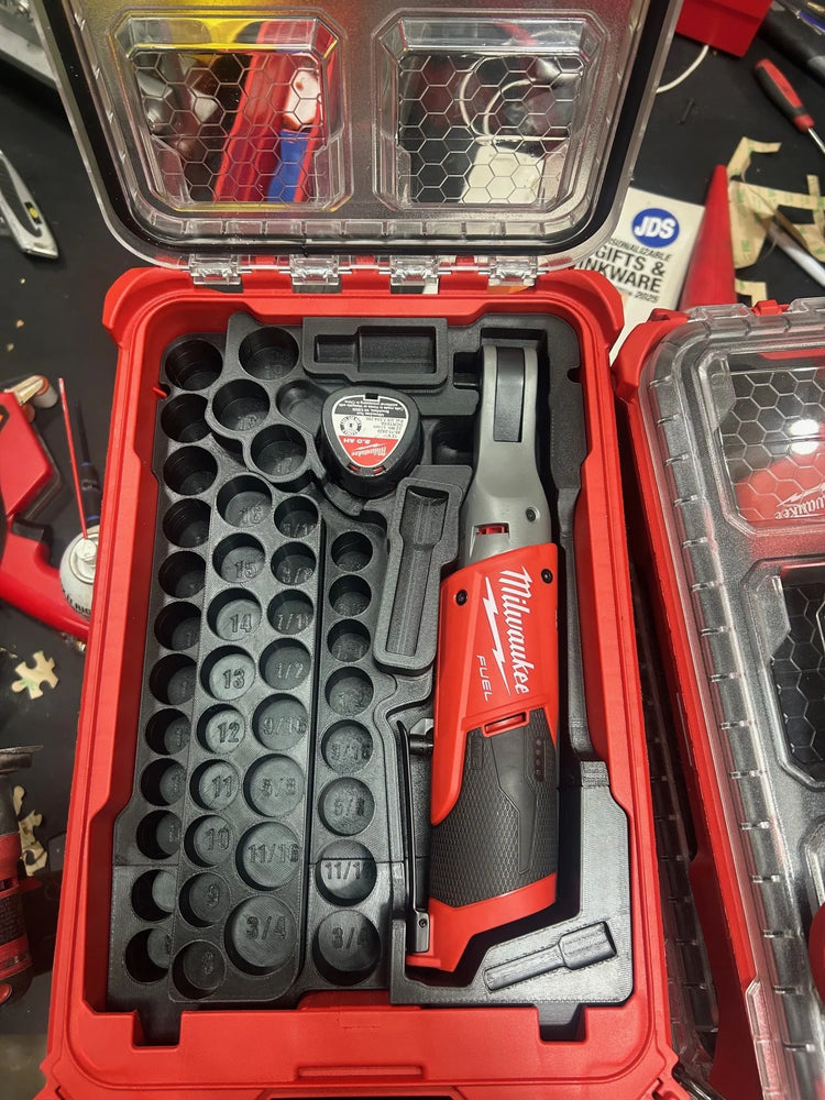 Milwaukee PACKOUT 3/8 in Ratchet & Impact Socket Insert